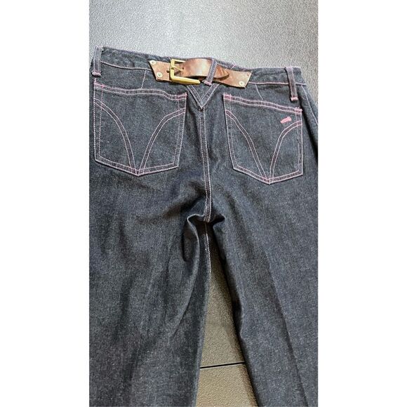 Dolce & Gabbana Women's Bootcut Jeans Casual Blue Denim Dark Wash Size 28x42 - Picture 11 of 15